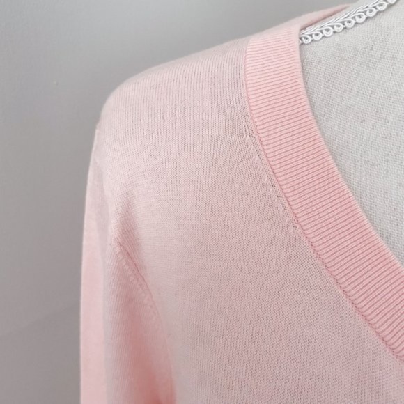 KATE SPADE Pink Lightweight Cardigan Sweater - Picture 5 of 6